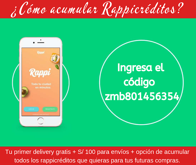 Codigo de descuento de rappi - apps de delivery con comida gratis