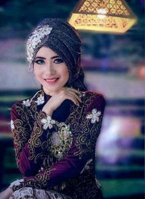 Kreasi Jilbab Pengantin Elegan