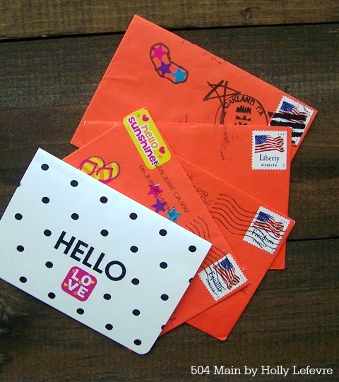 Decorate inexpensive notes cards with stickers.