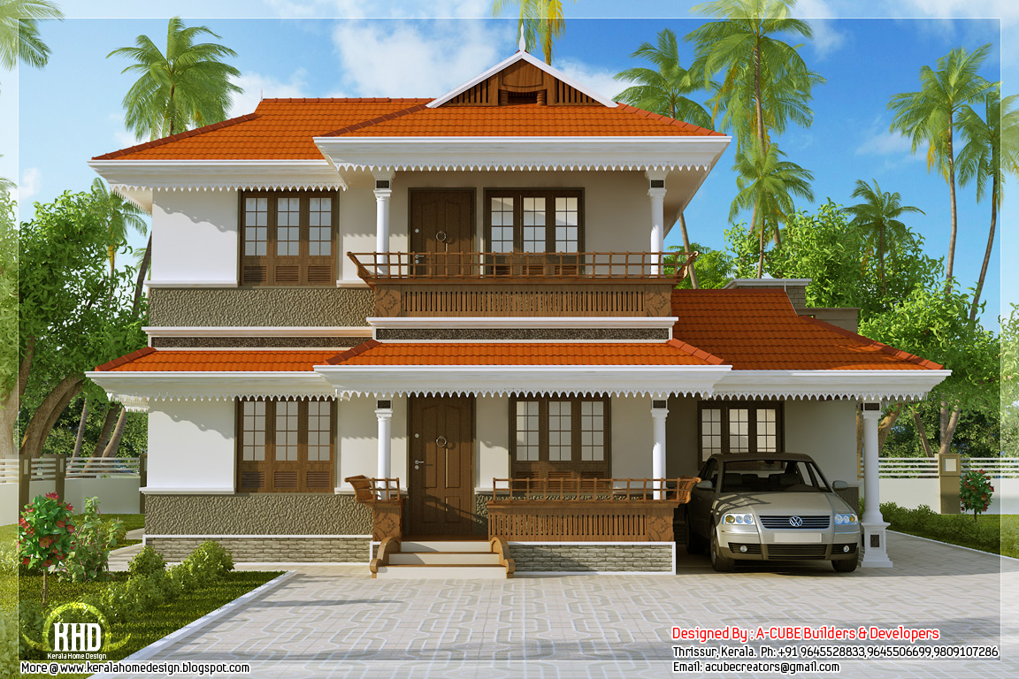  Kerala  model  home  plan  in 2170 sq feet Kerala  home  