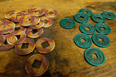 Merchants of Dunhuang 敦煌商豪 桌遊 建議改使用戰鐮金屬幣1元
