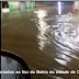 Forte chuva causa alagamentos no município de Castro Alves