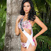 Elvira Devinamira In Floral Bikini Pose Miss Universe 2015 