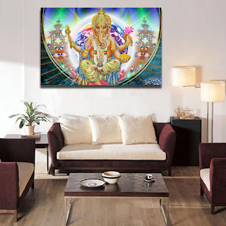 Lord Ganesha Paintings on Canvas