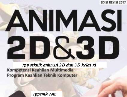 Download Rpp Mata Pelajaran Teknik  Animasi  2D  dan  3D  Smk 