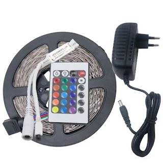 LED Strip Tape Flexible Light RGB USB SMD IR Remote controller 12 V DC 300 led hown-store