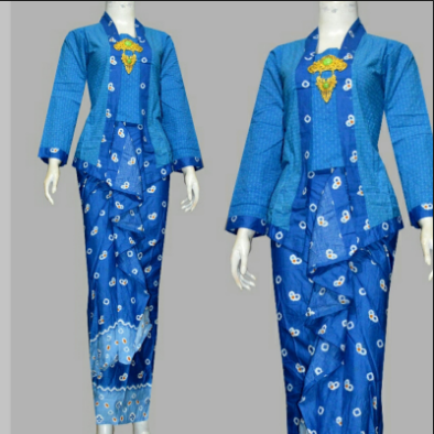 Model Baju Muslim Batik Rompi Blazer Terbaru