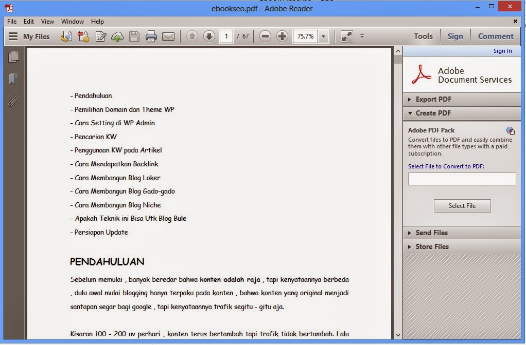 Free Download Adobe Reader 11.0.09 Update Terbaru 2014