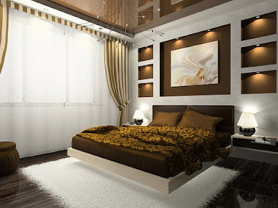 Comfortable Luxurious  Bedroom Design in Home Decor