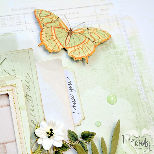 How to Layer Die-Cuts on a Scrapbook Layout