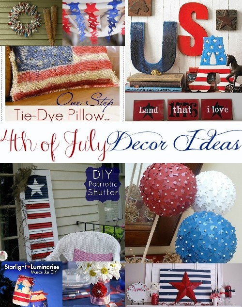 There are so many decoration ideas that you can consult on this 4th of July.