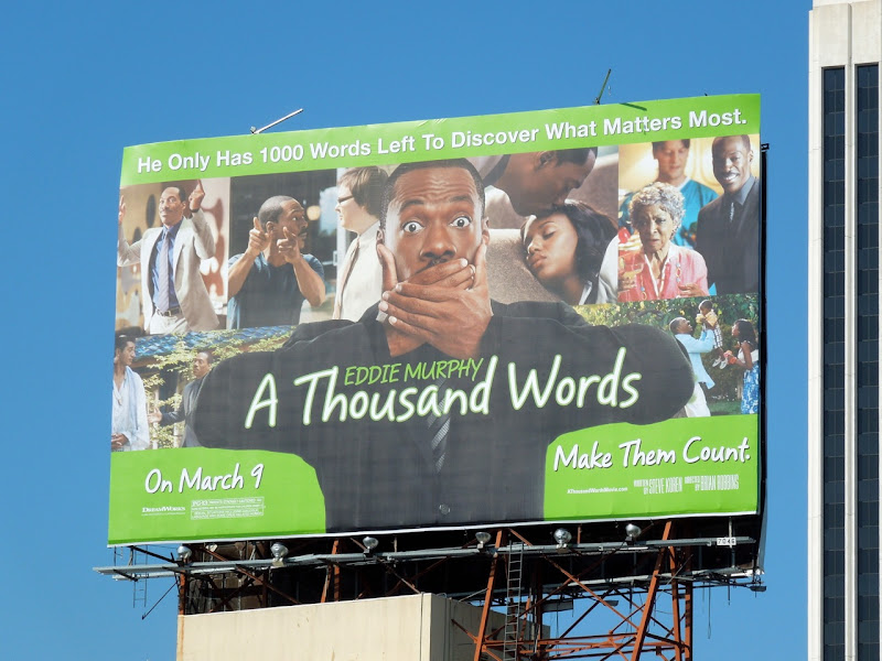 A Thousand Words movie billboard