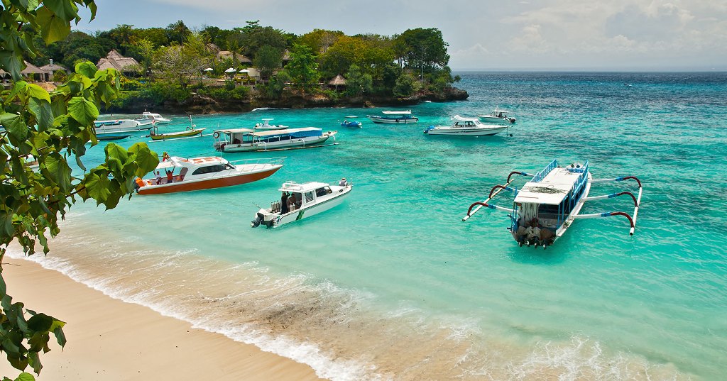 Tourist Attraction in Nusa Lembongan Island Bali Indonesia