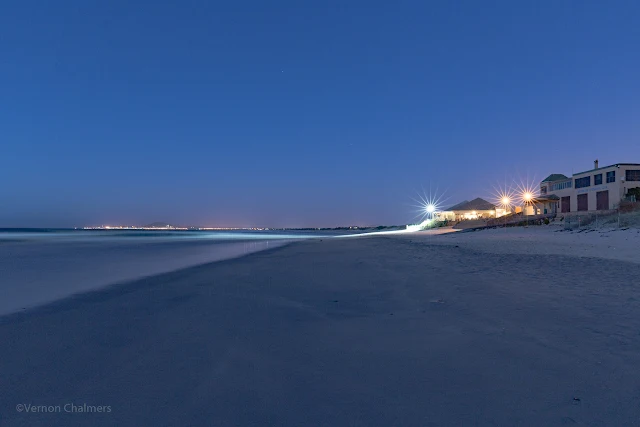 Copyright Vernon Chalmers: After Sunset : Milnerton Beach towards Table View