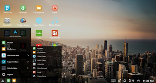 windows/linux style ui