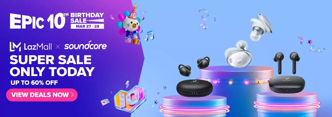 Soundcore x Lazada Birthday Sale