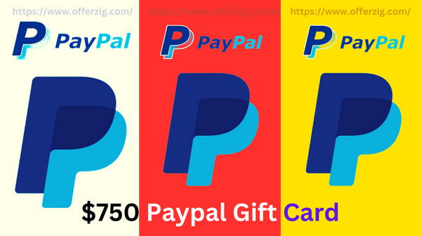 $750 Paypal Gift Card