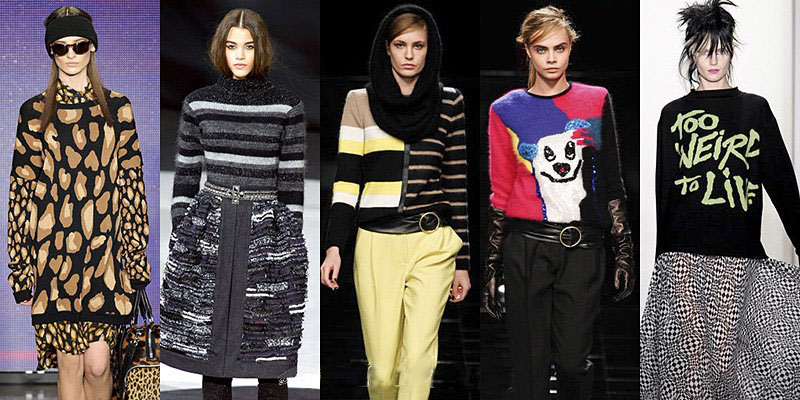 Fall Winter 2013 Women's Fashion Sweaters Trends