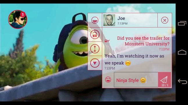 Ninja SMS android apk - Screenshoot