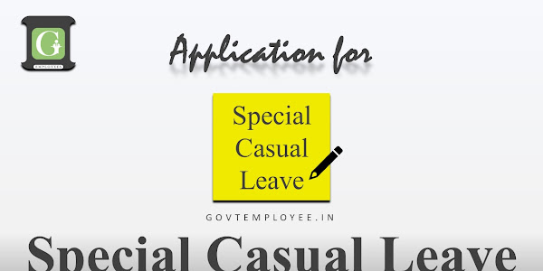 How to write an Application for Special Casual Leave?