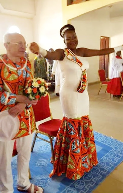 True Love Or Not? Photos Of Young Black Lady Wedding An Old White Man Goes Viral