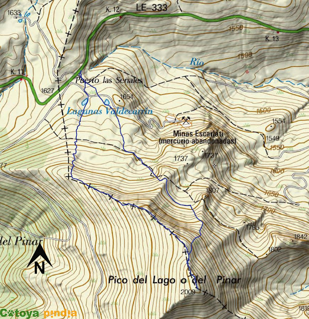 Ruta circular al Pico Lago desde el Puerto de las Señales.