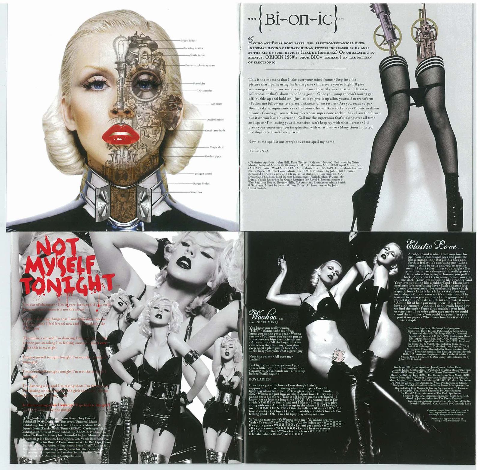 Diva Report: Christina Aguilera's 'Bionic' CD Booklet