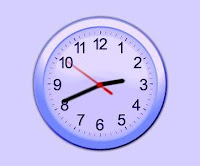 Jam Analog yang di Blogger