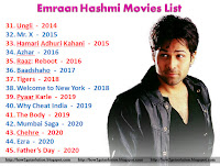 Emraan Hashmi Movies From 