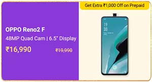 OPPO Reno2 F at ₹16,990