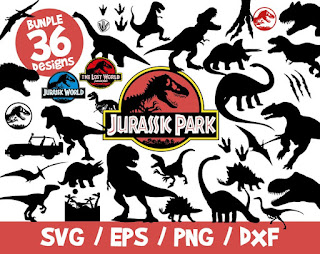 Jurassic Park SVG Bundle, Jurassic Park Bundle SVG, Jurassic Park SVG, Dinosaur Cricut, DinosaurSilhouette, Dinosaur Svg, Dinosaur Cut File