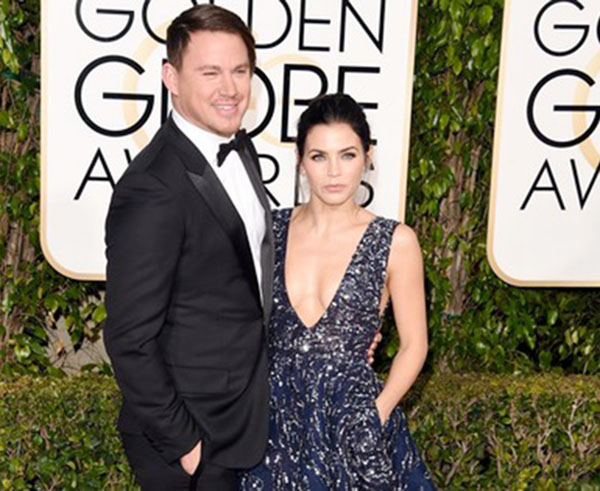 Channing Hairstyle at the golden globes in 2016