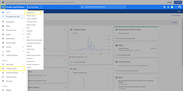 Google Cloud Platform Homepage