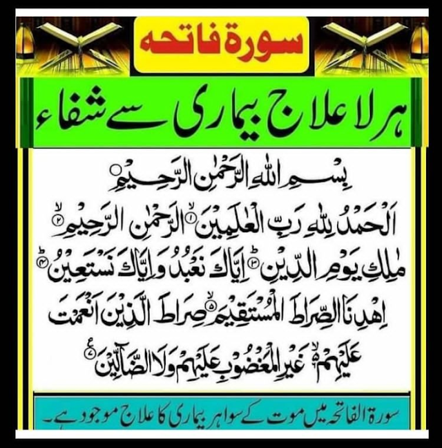  Importance of Surat fateha