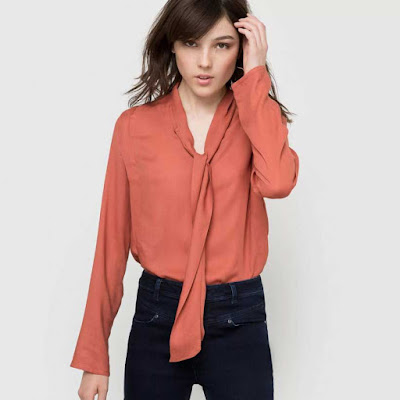 2019, blouse, bow, clothes, colors, fashion, girl, inspiration, top, women, 