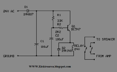 Relay Penunda Speaker