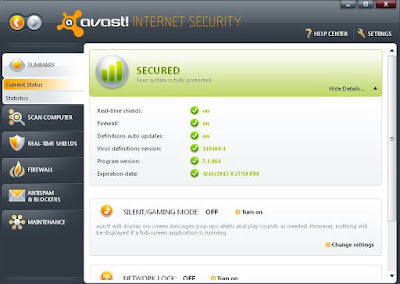 Avast Internet Security 6 Terbaru Pro