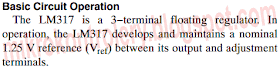 Regulator napięcia LM317 - zasada działania źródła prądowego.