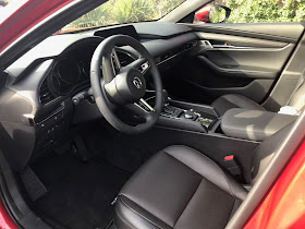 Interior view of 2020 Mazda3 Hatchback AWD