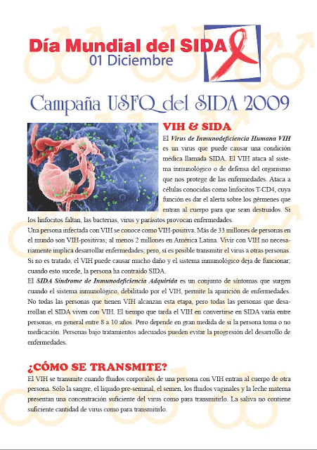 Campaña USFQ del SIDA