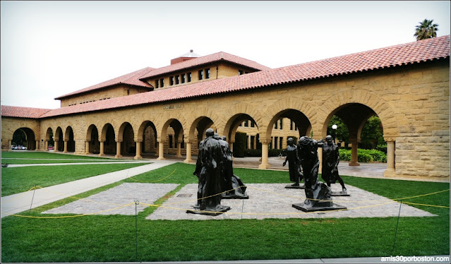 Los Burgueses de Calais de Rodin en Stanford
