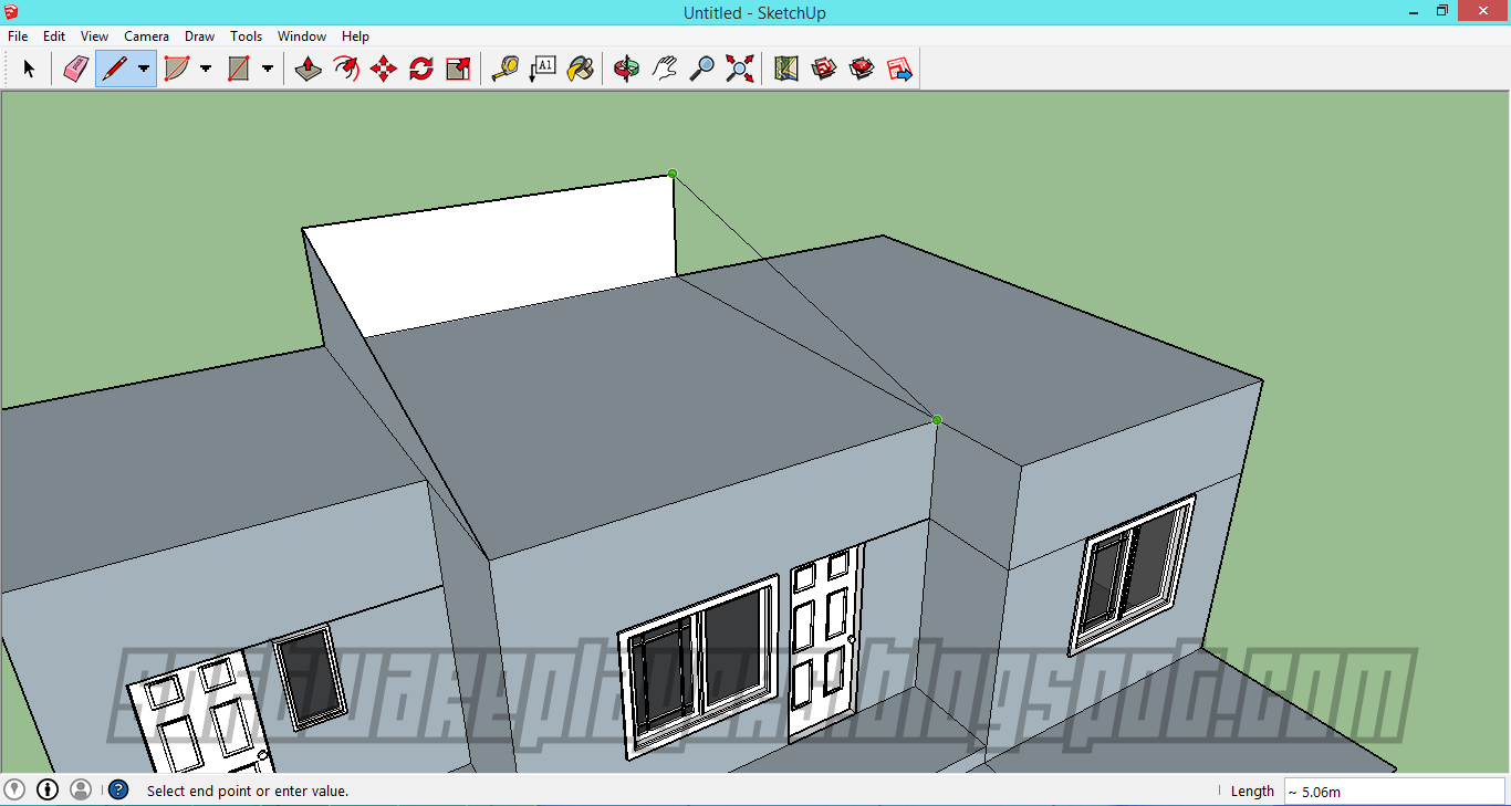 Desain Rumah Minimalis Menggunakan Google SketchUp Full