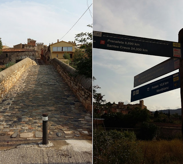 Prenafeta a Poblet - Camí de Sant Jaume de Compostela; Pont Vell a Montblanc