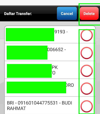cara hapus nomor rekening yang ada di m bca