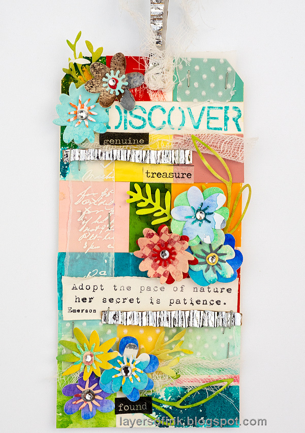 Layers of ink - Bright and Cheerful Tag by Anna-Karin Evaldsson.