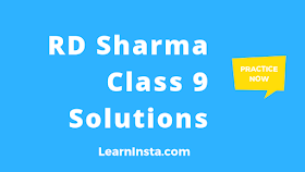 RD Sharma Class 9 Solutions