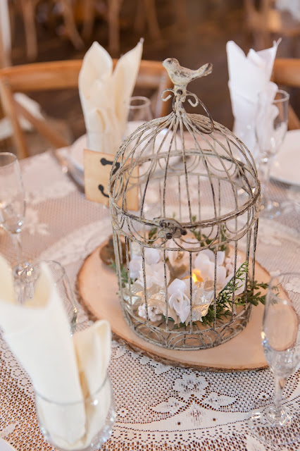 Shenandoah Mill centerpiece and dinner by Micah Carling Photography