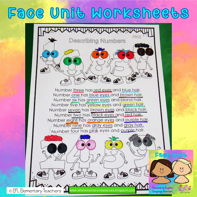 numbers coloring worksheet.