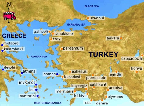 Greece & Turkey's Journey January 17, 2011. Posted by Yilan in Turkey,