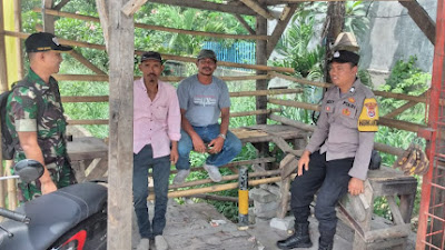 Polsek Kopo Polres Serang Bersama Koramil Kopo Laksanakan KRYD Gabungan Antisipasi Gangguan Kamtibmas dan Kejahatan Jalanan